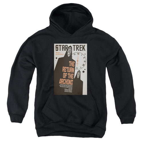 Star Trek Juan Ortiz The Return of the Archons Black Youth Hoodie