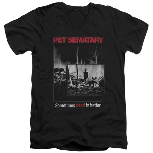 Pet Sematary Cat Poster V-Neck T-Shirt