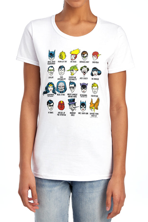 DC Comics Superhero Issues Womens T-Shirt