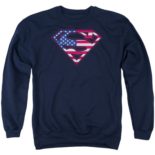 Superman U S Shield Crewneck Sweatshirt