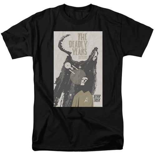 Star Trek Juan Ortiz The Deadly Years Black T-Shirt