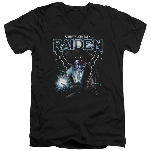 Mortal Kombat 9 Raiden V-Neck T-Shirt