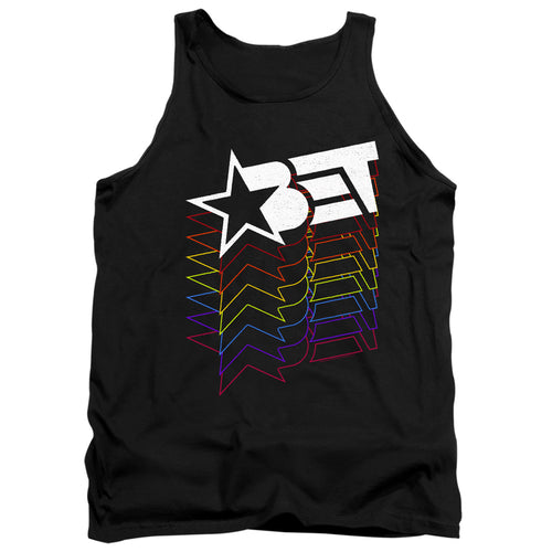 BET Cascading Rainbow Logo Tank Top