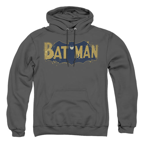 Batman Vintage Logo Splatter Pullover Hoodie