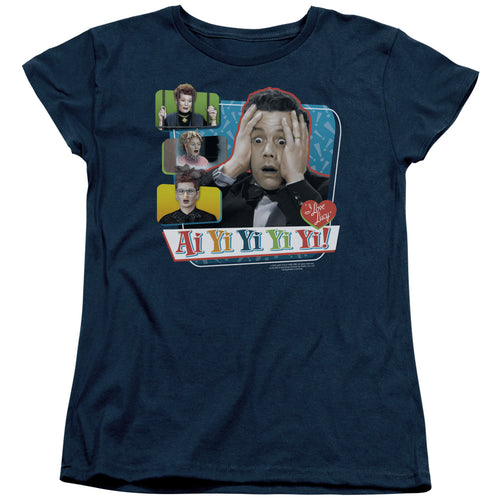 I Love Lucy Ai Yi Yi Yi Yi Womens T-Shirt