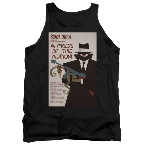 Star Trek Juan Ortiz A Piece of the Action Black Tank Top