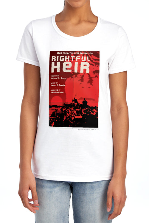 Star Trek Rightful Heir Womens T-Shirt