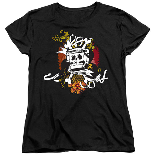 Spongebob Squarepants Rest in Peace Womens T-Shirt