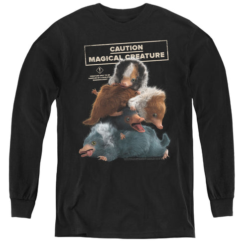 Fantastic Beasts Cuddle Puddle Youth Long Sleeve T-Shirt