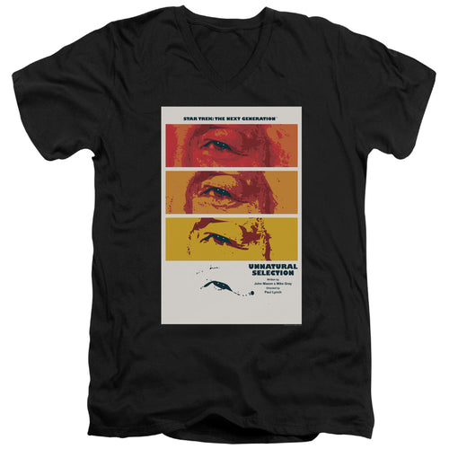 Star Trek Unnatural Selection Black V-Neck T-Shirt