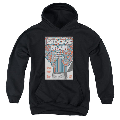 Star Trek Juan Ortiz Spock's Brain Black Youth Hoodie