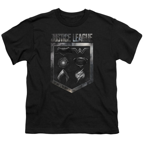 Justice League Shield Of Emblems Youth/Toddler T-Shirt