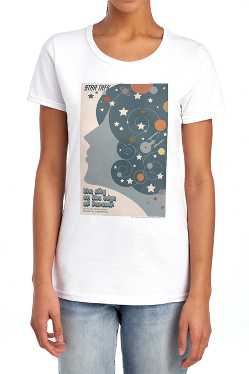 Star Trek Juan Ortiz The City on the Edge of Forever Womens T-Shirt