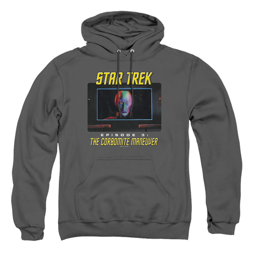 Star Trek The Corbomite Maneuver Charcoal Pullover Hoodie