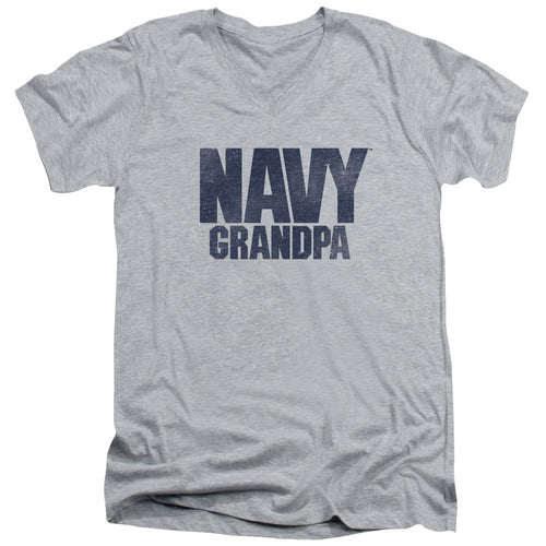 U.S. Navy Grandpa V-Neck T-Shirt