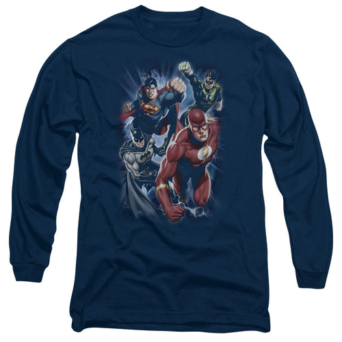 Justice League Storm Chasers Long Sleeve T-Shirt
