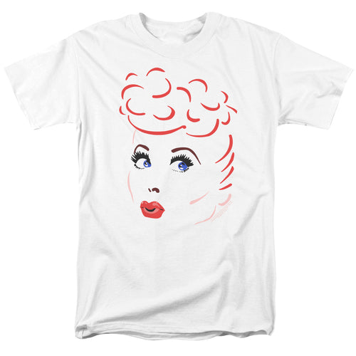 I Love Lucy Lines Face T-Shirt