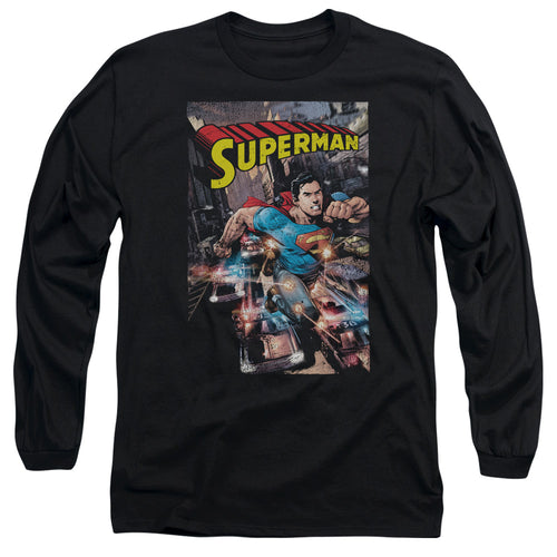 Superman Action One Long Sleeve T-Shirt