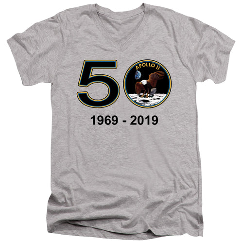 NASA Apollo 11 50th V-Neck T-Shirt