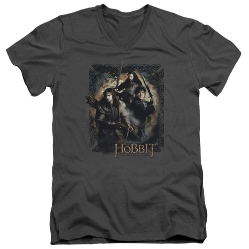 The Hobbit Weapons Drawn V-Neck T-Shirt