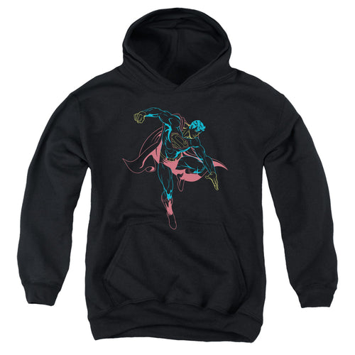 Neon Superman Youth Hoodie