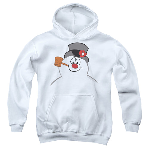 Frosty the Snowman Frosty Face Youth Hoodie