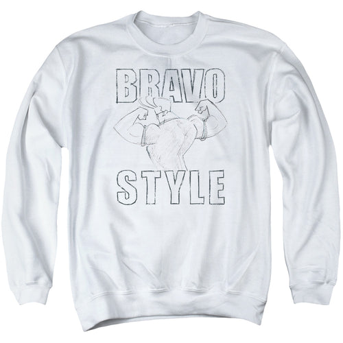 Johnny Bravo Bravo Style Crewneck Sweatshirt