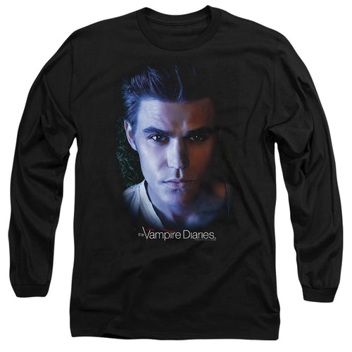 The Vampire Diaries Stefan Portrait Long Sleeve T-Shirt