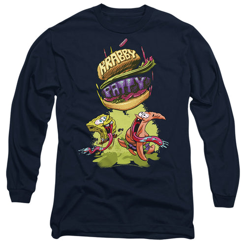 Spongebob Squarepants Krabby Patty From the Sky Long Sleeve T-Shirt