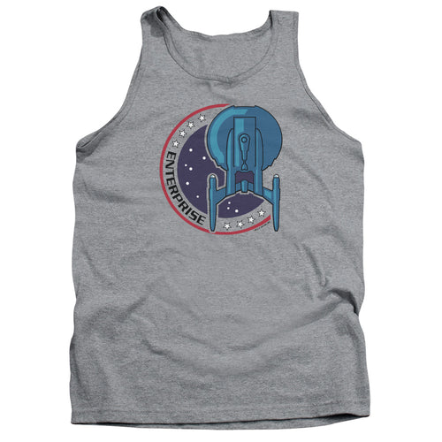 Star Trek Enterprise Patch Grey Tank Top