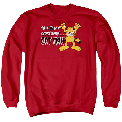 Garfield Cat Man Crewneck Sweatshirt