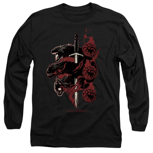 Game of Thrones Targaryen Dragons Long Sleeve T-Shirt