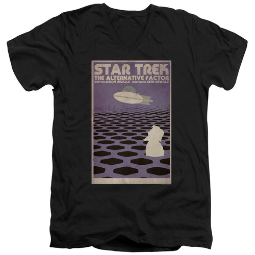 Star Trek Juan Ortiz The Alternative Factor Black V-Neck T-Shirt
