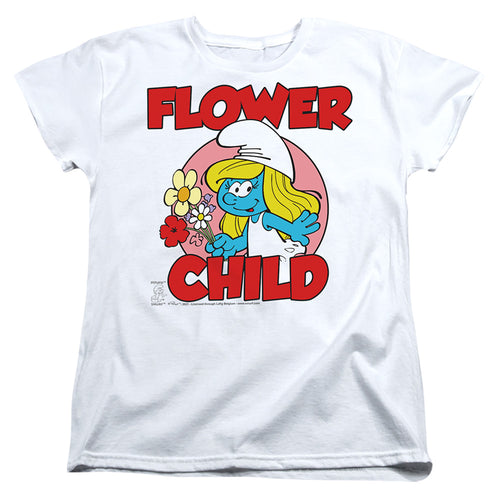 The Smurfs Flower Child Womens T-Shirt