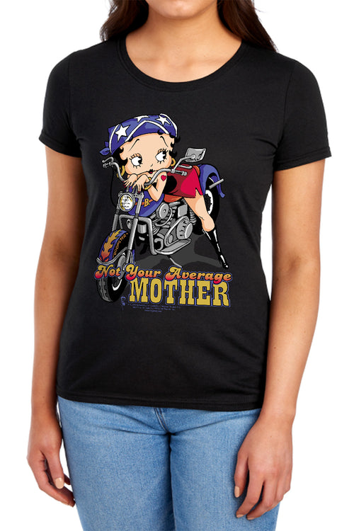 Betty Boop Not Your Average Mother Womens T-Shirt