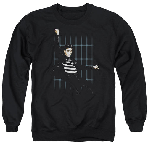 Elvis Presley Blue Bars Crewneck Sweatshirt