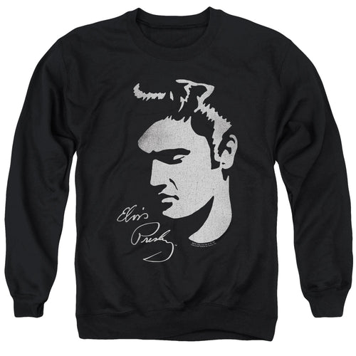 Elvis Presley Simple Face Crewneck Sweatshirt