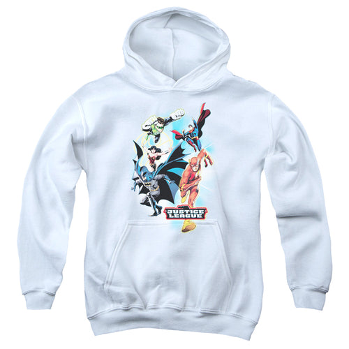 Justice League At Your Service Youth Hoodie