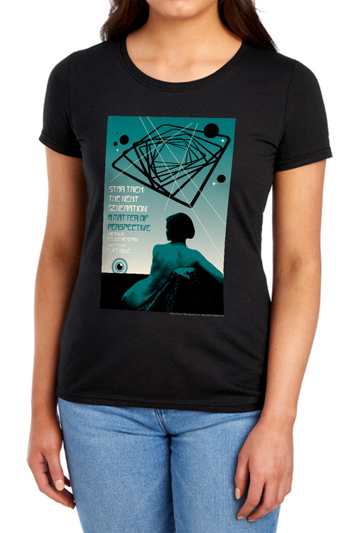 Star Trek A Matter of Perspective Black Womens T-Shirt