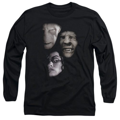 Harry Potter Villian Heads Long Sleeve T-Shirt