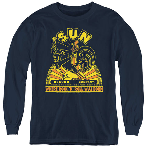 Sun Records Rooster Youth Long Sleeve T-Shirt