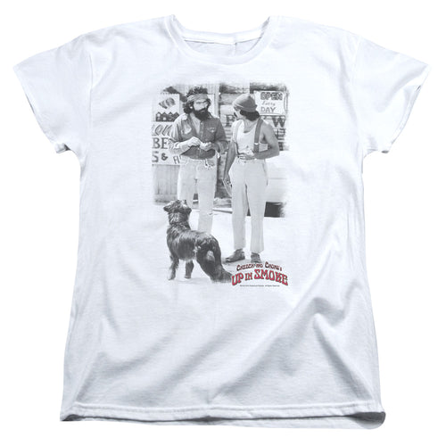 Cheech and Chong Square Womens T-Shirt