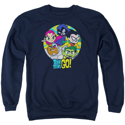 Teen Titans Go! Go Go Group Crewneck Sweatshirt