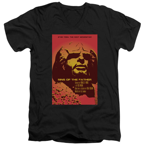 Star Trek Sins of the Father Black V-Neck T-Shirt