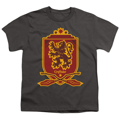 Harry Potter Gryffindor Broomstick Badger Logo Youth/Toddler T-Shirt