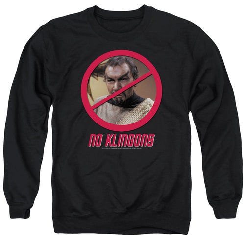 Star Trek No Klingons Crewneck Sweatshirt