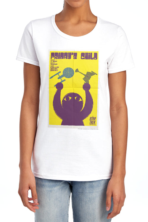 Star Trek Juan Ortiz Friday's Child Womens T-Shirt