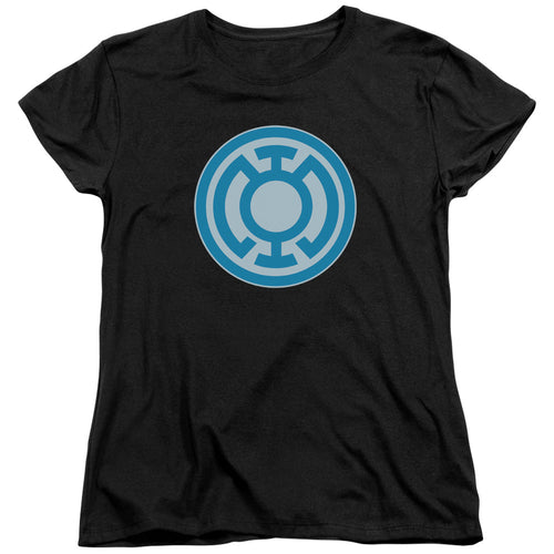 Green Lantern Blue Symbol Womens T-Shirt