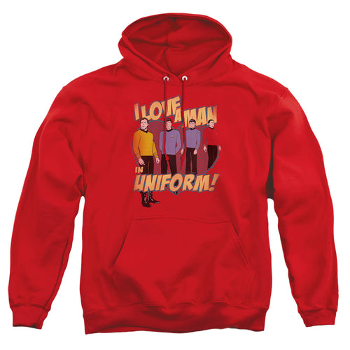 Star Trek I Love a Man in Uniform Pullover Hoodie