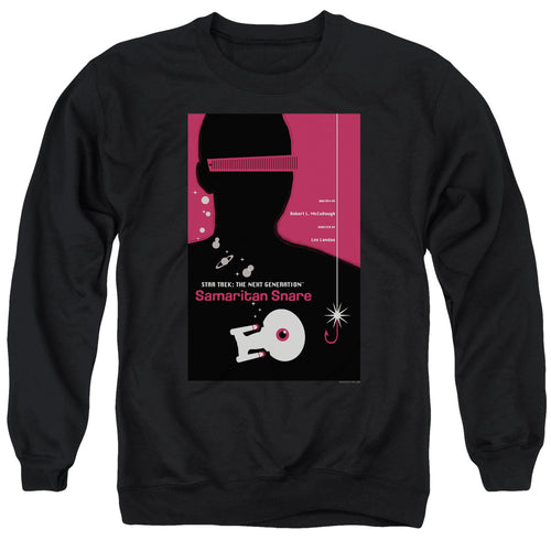 Star Trek Samaritan Snare Black Crewneck Sweatshirt